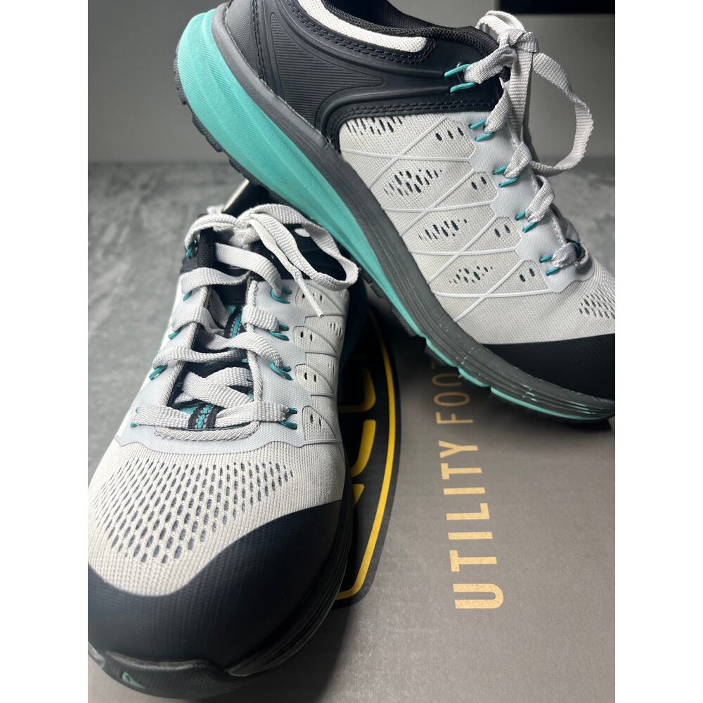 KEEN Utility Vista Energy Carbon‎ Toe Work Shoes Vapor Porcelain 1026356W 9 Wide